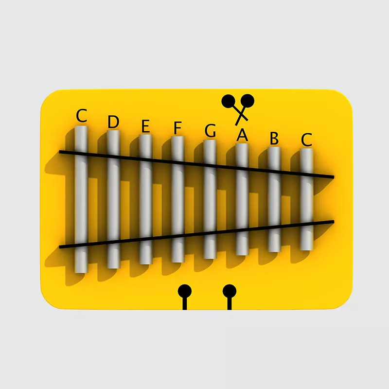 Pagoda Bells Хүүхдүүд, Цэцэрлэгийн худалдаа эрхлэгчдийн тоглоомын тоглоомын хөгжмийн зэмсэг