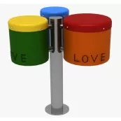 Rainbow Trio Bonio bongos